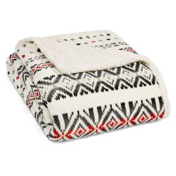 Cheap ???? Eddie-Bauer Bed Eddie Bauer Mountain Village Chili Sherpa Blanket ✔️