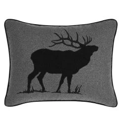 Best Sale ๐ Eddie-Bauer Home Decor Eddie Bauer Elk Charcoal Rectangle Decorative Pillow - 16x20 ๐