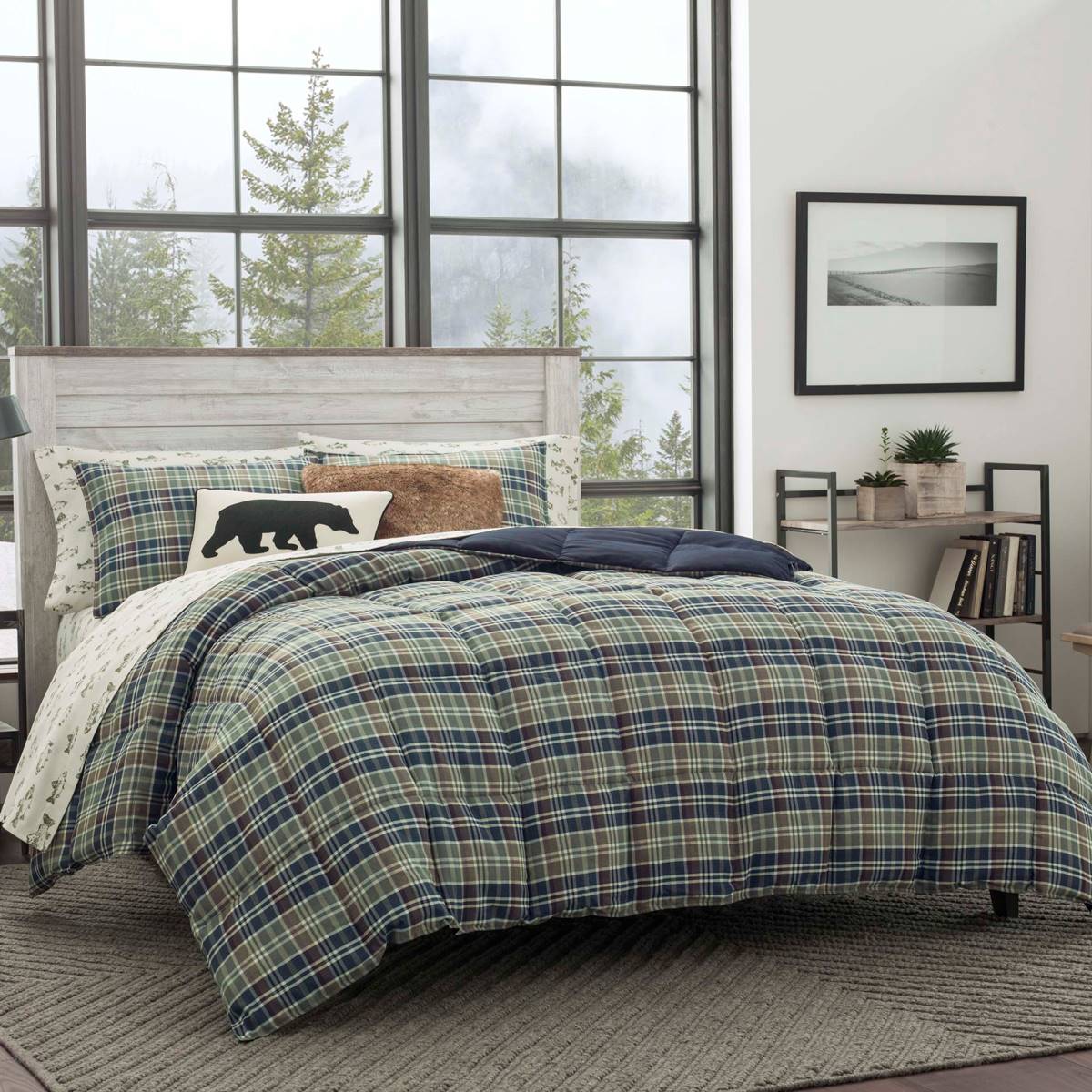 Eddie Bauer Rugged Plaid Navy Rreversible Comforter Set Cheapest ???? Eddie-Bauer Bed Eddie Bauer Rugged Plaid Navy Rreversible Comforter Set ⌛ -Donna Sharp Shop unnamed file 112