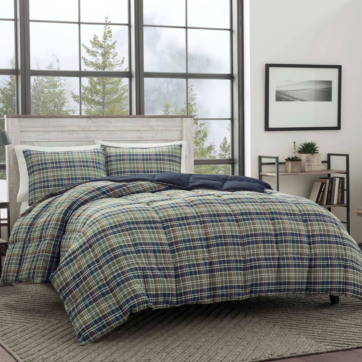 Eddie Bauer Rugged Plaid Navy Rreversible Comforter Set Cheapest ???? Eddie-Bauer Bed Eddie Bauer Rugged Plaid Navy Rreversible Comforter Set ⌛ -Donna Sharp Shop unnamed file 115