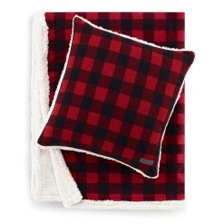 Discount ✔️ Eddie-Bauer Bed Eddie Bauer Cabin Plaid Throw And Pillow Set ❤️