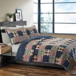 Best deal ???? Eddie-Bauer Bed Eddie Bauer Madrona Plaid 136 Thread Count Quilt Set ????