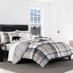 Best Pirce ???? Eddie-Bauer Bed Eddie Bauer Normandy Plaid 150TC Reversible Comforter Set ✨