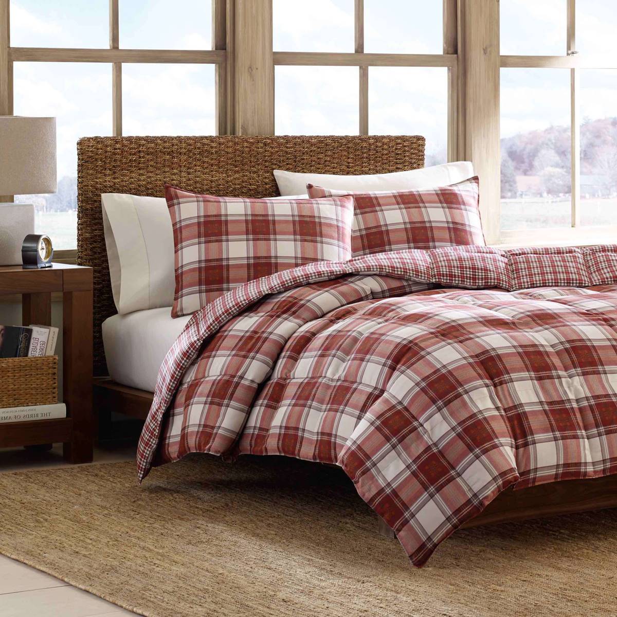 Eddie Bauer Edgewood Plaid Red 150TC Reversible Comforter Set Best Pirce ???? Eddie-Bauer Bed Eddie Bauer Edgewood Plaid Red 150TC Reversible Comforter Set ???? -Donna Sharp Shop unnamed file 166