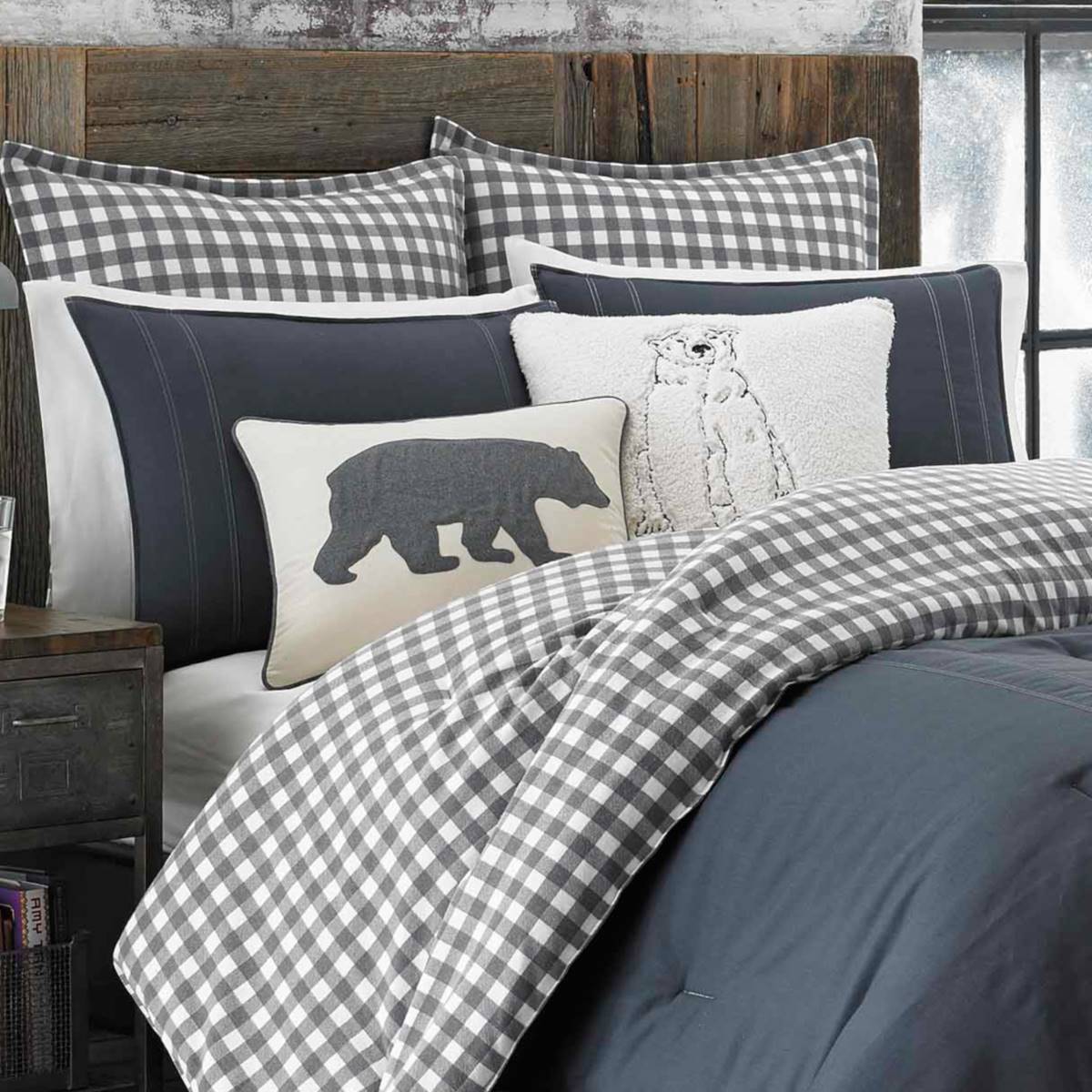 Eddie Bauer Kingston Charcoal 150TC Reversible Comforter Set Cheap ???? Eddie-Bauer Bed Eddie Bauer Kingston Charcoal 150TC Reversible Comforter Set ???? -Donna Sharp Shop unnamed file 175