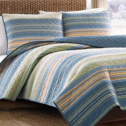 Donna Sharp Shop 6 Best deal ???? Eddie-Bauer Bed Eddie Bauer Yakima Valley Stripe Persimmon 136TC. Quilt Set ????