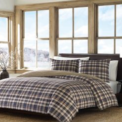 Cheapest ???? Eddie-Bauer Bed Eddie Bauer Port Gamble 180 Thread Count Duvet Cover Set ✨