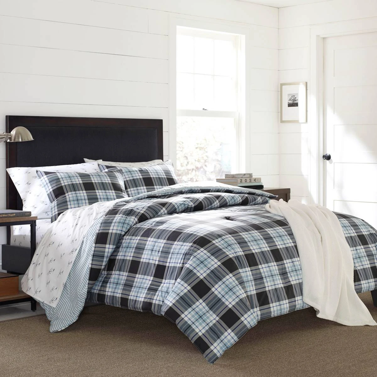 Best deal โจ Eddie-Bauer Bed Eddie Bauer Lewis Plaid 180 Thread Count Duvet Cover Set โค๏ธ