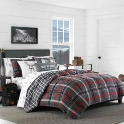 Budget 😍 Eddie-Bauer Bed Eddie Bauer Willow Plaid Reversible Comforter Set 🎉