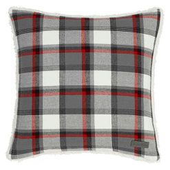 Budget ⌛ Eddie-Bauer Home Decor Eddie Bauer Wallace Plaid Cinder Square Decorative Pillow - 20x20 ????