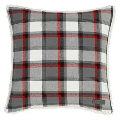 Budget โ Eddie-Bauer Home Decor Eddie Bauer Wallace Plaid Cinder Square Decorative Pillow - 20x20 ๐