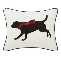 Wholesale 🎁 Eddie-Bauer Home Decor Eddie Bauer Winter Lab 🦮 Dog Rectangle Decorative Pillow - 16x20 🔔