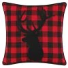 Best Sale 🎁 Eddie-Bauer Home Decor Eddie Bauer Cabin Plaid Stag Head Decorative Pillow - 20x20 💯