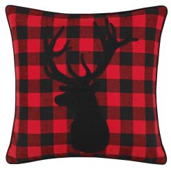 Best Sale ???? Eddie-Bauer Home Decor Eddie Bauer Cabin Plaid Stag Head Decorative Pillow - 20x20 ????