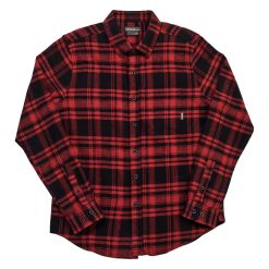 Cheapest ✔️ Eddie-Bauer Clothing Mens Eddie Bauer Flex Flannel ???? Shirt - Black/Red ⭐