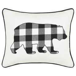 Hot Sale 🔥 Eddie-Bauer Home Decor Eddie Bauer Cabin Plaid Bear Decorative Pillow - 16x20 🥰