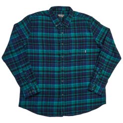 Budget ???? Eddie-Bauer Clothing Mens Big & Tall Eddie Bauer Flex Flannel ???? Shirt - Dark Teal ????