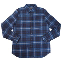Cheap ???? Eddie-Bauer Clothing Mens Big & Tall Eddie Bauer Flex Flannel ???? Shirt - Soft Ingigo ????