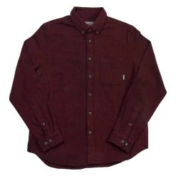 Hot Sale 🎁 Eddie-Bauer Clothing Mens Eddie Bauer Flex Flannel 👕 Shirt - Berry 💯