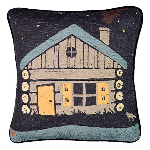 Donna Sharp Moonlit Cabin Square Decorative Pillow - 18x18 New ???? Donna-Sharp Bed Donna Sharp Moonlit Cabin Square Decorative Pillow - 18x18 ???? -Donna Sharp Shop unnamed file 473