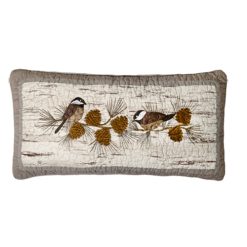 Hot Sale ???? Donna-Sharp Bed Donna Sharp Birch Forest Chickadee Rectangle Decorative Pillow ????