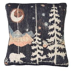 Hot Sale ???? Donna-Sharp Bed Donna Sharp Moonlit Bear Square Decorative Pillow - 18x18 ✨