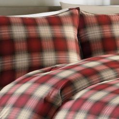 Coupon ⌛ Eddie-Bauer Bed Eddie Bauer Navigation Plaid Red Comforter Set ???? -Donna Sharp Shop unnamed file 5