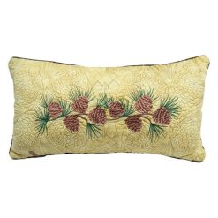 Best Pirce ???? Donna-Sharp Bed Donna Sharp Cabin Raising Pine Cone Rectangle Decorative Pillow ❤️