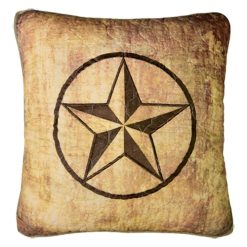 Discount ???? Donna-Sharp Bed Donna Sharp Wood Patch Decorative Star Pillow - 18x18 ????