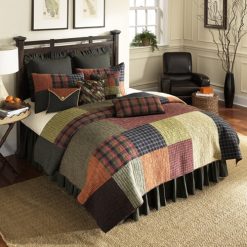 Budget ???? Donna-Sharp Bed Donna Sharp Woodland Square Cotton Quilt Set ????