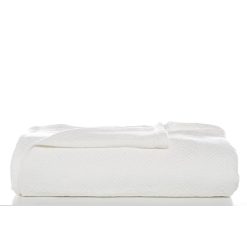 Best Sale ⭐ Eddie-Bauer Bed Eddie Bauer Herringbone Woven Blanket - White ⌛