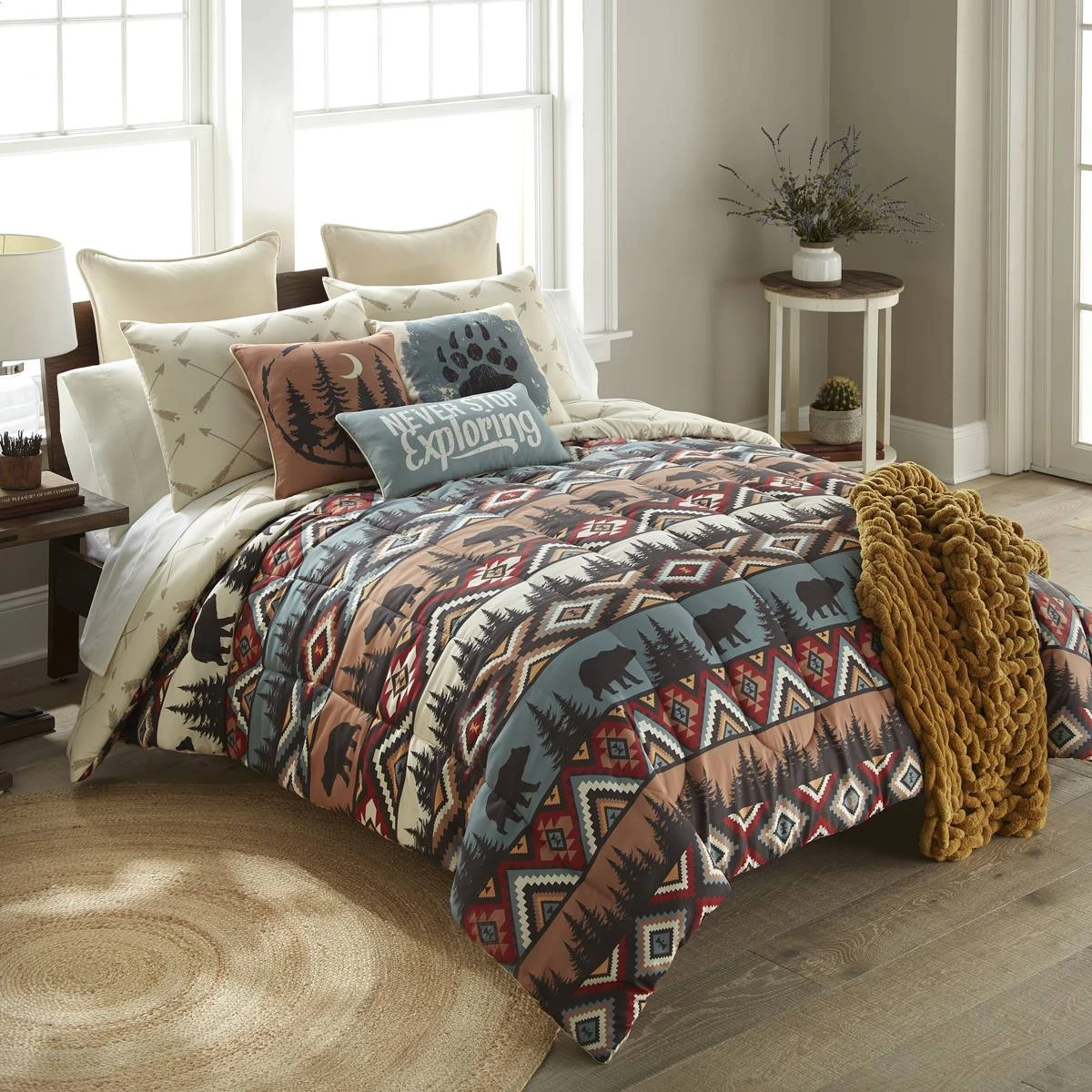 Top 10 ๐ฏ Donna-Sharp Bed Your Lifestyle By Donna Sharp Bear Totem Comforter Set ๐ฅ - Image 2