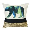Brand new ???? Donna-Sharp Home Decor Donna Sharp Bear Ridge Bear Decorative Pillow - 18x18 ????