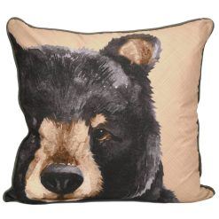 Promo ???? Donna-Sharp Home Decor Donna Sharp Canoe Trip Bear Decorative Pillow - 18x18 ????