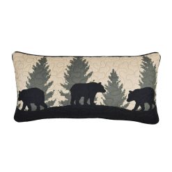 Best Pirce ✨ Donna-Sharp Home Decor Donna Sharp Bear Walk Plaid Rectangle Decorative Pillow - 11x22 ????