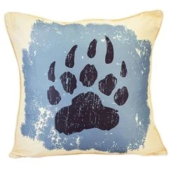 Best deal 🧨 Donna-Sharp Home Decor Donna Sharp Bear Totem Bear Paw Decorative Pillow - 18x18 😍