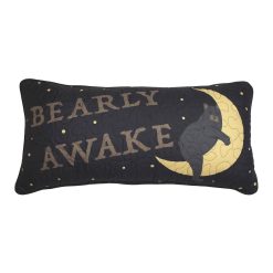 Discount ???? Donna-Sharp Home Decor Donna Sharp Evening Lodge Bearly Awake Decorative Pillow - 18x18 ✨